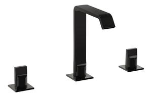 VitrA Suit 3-Hole Basin Mixer - Gloss Black